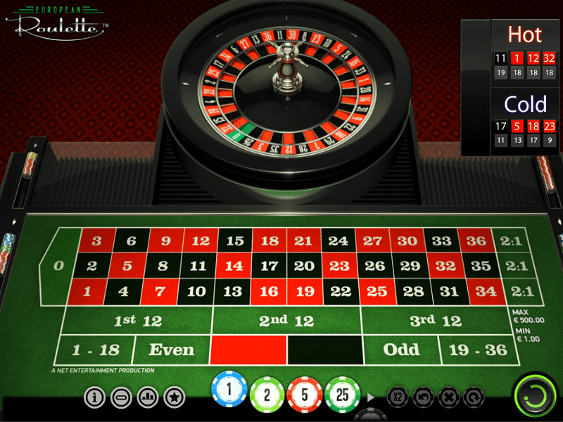 European Roulette Screenshot