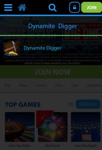 dynamite digger slot