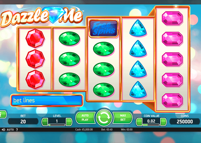 Dazzle Me Slot Review Screenshot