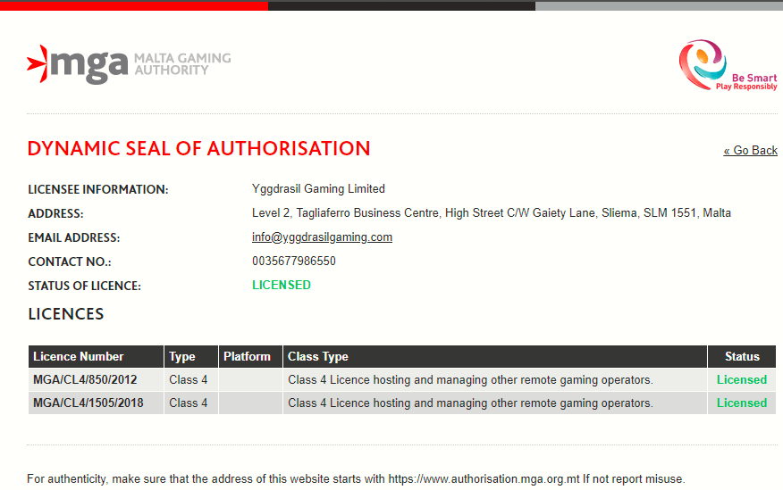 online casino license