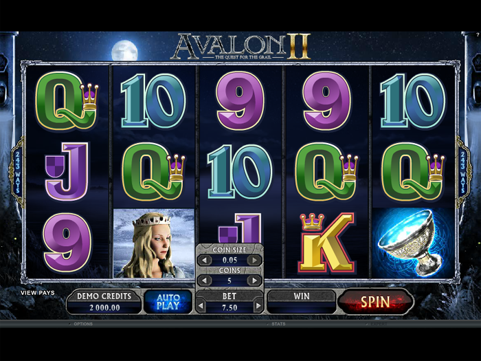 Avalon II Slot Screenshot