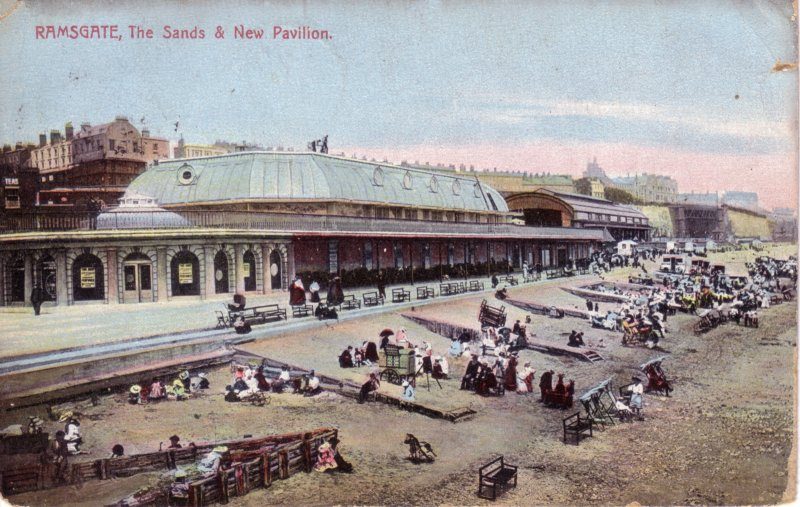 Ramsgate Pavilion Victorian Postcard Inside Casino