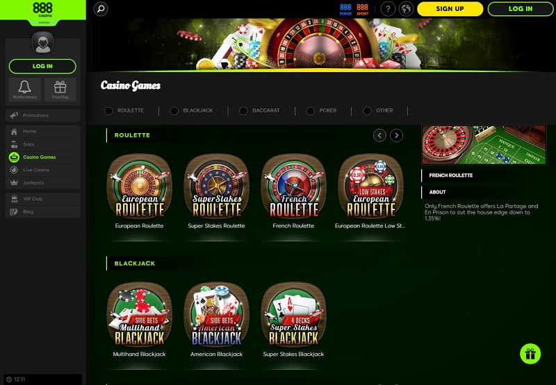 888 casino UK