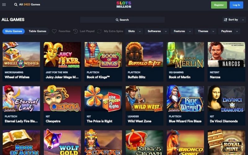 Slotsmillion casino slots to play in UK