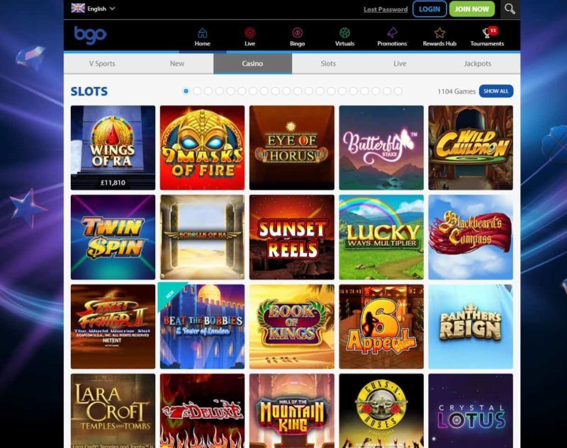 bgo-Slots games to play for UK players