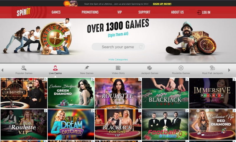 Casino games to play at Spinit Casino UK