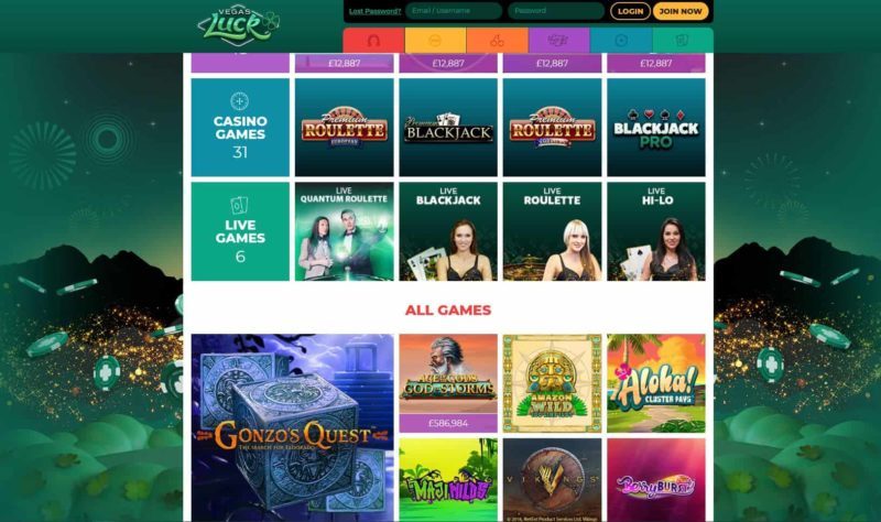 Vegas-Luck-2 homepage