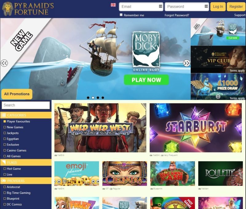 pyramids-fortune-casino-screenshot