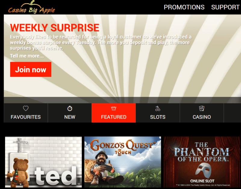 casino-big-apple-homepage screenshot