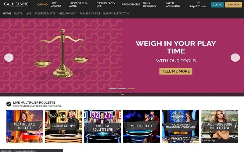 Casino games to play at Gala Casino UK