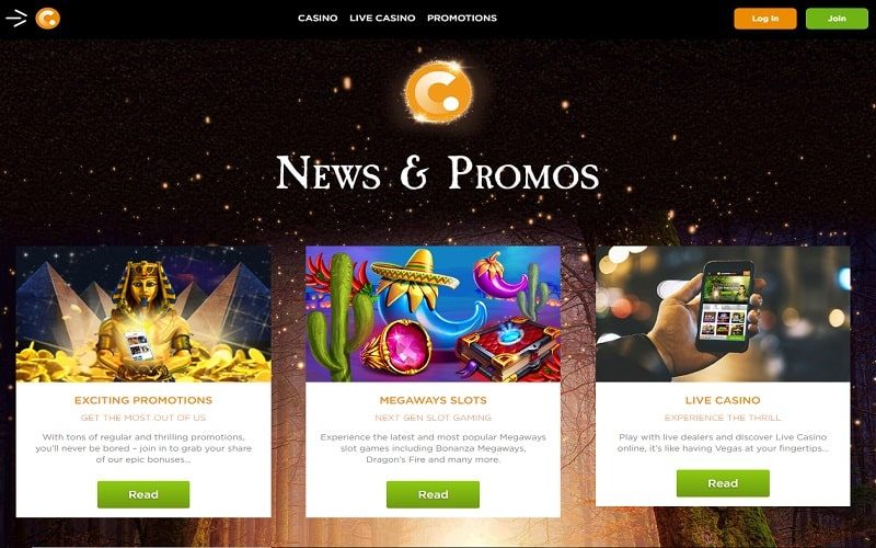 Casino.com news and promos