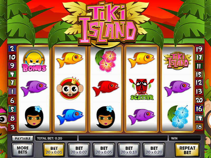 More Details on Tiki Island Slot Game