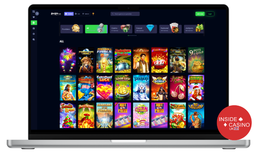 SlotSite Top Games