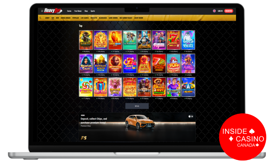 Heavybet top games UK