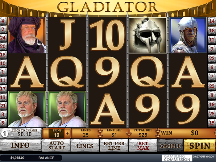 More Details on Gladiator Slot Game